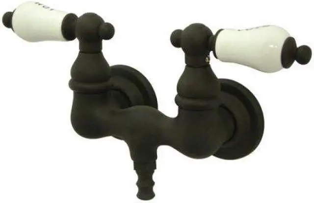 Alt view image 2 of 3 - Kingston Brass CC33T5 Vintage 3-3/8" Wall Mount Clawfoot Tub Filler