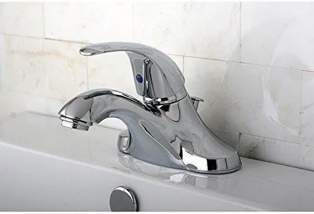 Alt view image 3 of 4 - Single Handle 4" Centerset Lavatory Faucet with Retail Pop-up in Chrome by Kingston Brass