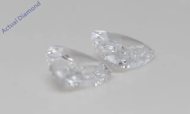 Alt view image 3 of 4 - A Pair of Trilliant Cut Natural Mined Loose Diamonds (1.65 Ct,E Color,VS1 Clarity)