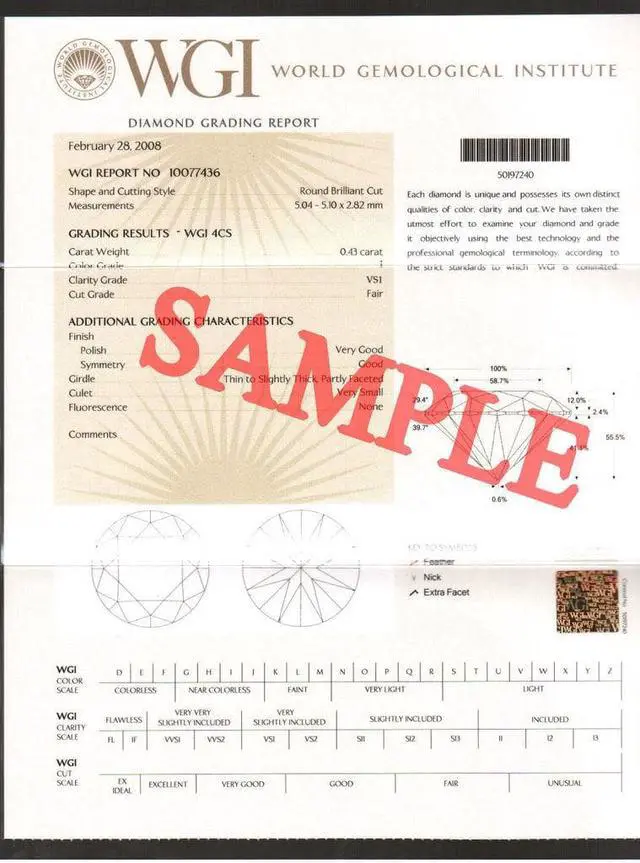 Alt view image 2 of 2 - Round Diamond Solitaire Engagement Ring 14k Yellow Gold (0.7 Ct, h Color, VS1 Clarity) WGI Certified