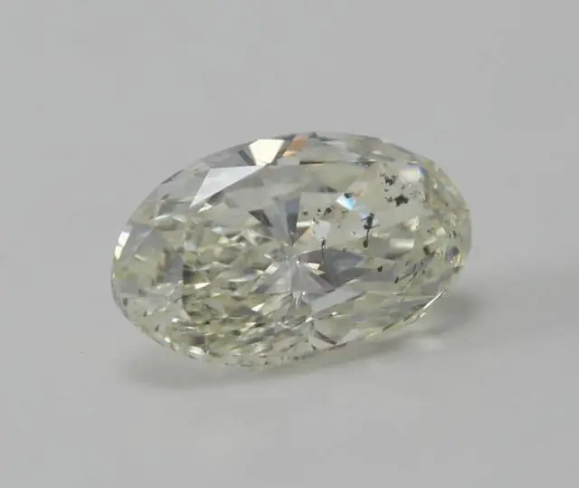 Alt view image 3 of 5 - Oval Cut Loose Diamond (0.88 Ct, K, I1(Clarity Enhanced))