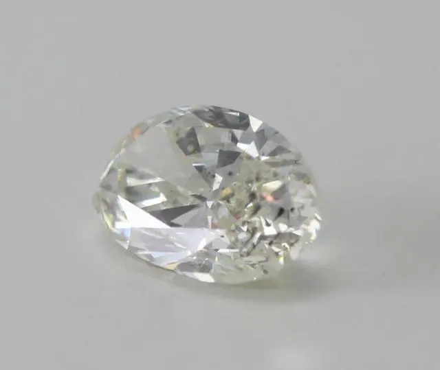 Alt view image 5 of 5 - Oval Cut Loose Diamond (0.88 Ct, K, I1(Clarity Enhanced))