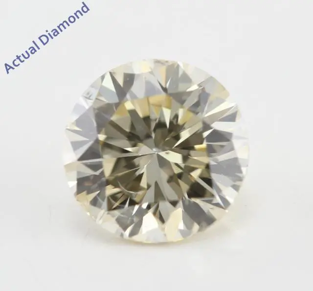 Main image of Round Cut Loose Diamond (1 Ct, Natural Light Fancy Brown Color, SI2 Clarity) IGL Certified