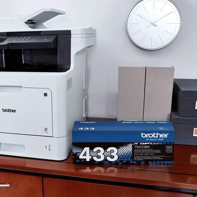 Alt view image 3 of 5 - Genuine TN433BK High Yield Toner-Retail Packaging, Black, 1 Size | Retail packaging