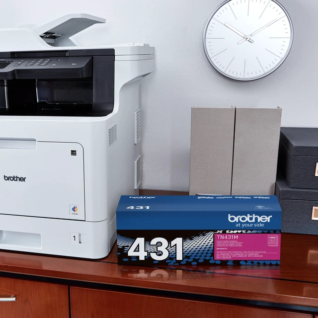 Alt view image 3 of 7 - Printer TN431M Standard Yield Toner-Retail Packaging, Magenta