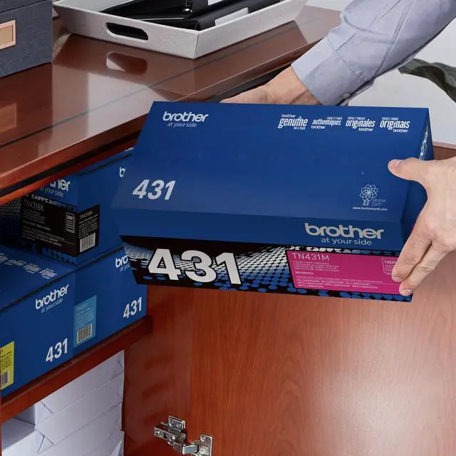 Alt view image 4 of 7 - Printer TN431M Standard Yield Toner-Retail Packaging, Magenta