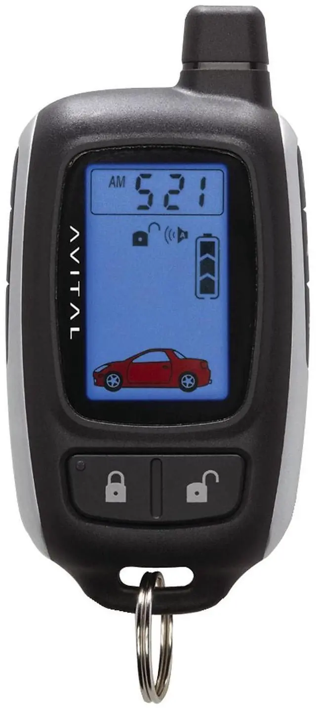 Main image of Avital 7352L 2-Way 5-Button LCD Replacement Remote