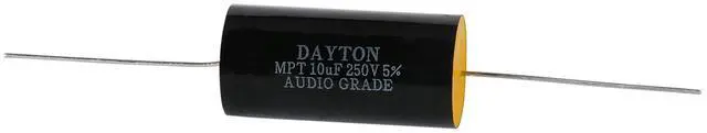 Main image of Dayton Audio DMPC-10 10uF 250V Polypropylene Capacitor