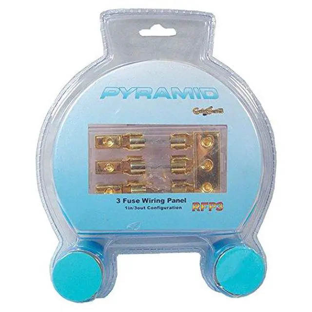 Alt view image 3 of 3 - Pyramid RFP3 2 In/3 Out Fuse Wiring Panel