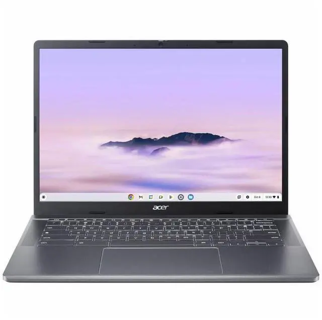 Alt view image 11 of 11 - Acer Chromebook Plus 514 14" Touchscreen Chromebook - WUXGA - 1920 x 1200 - AMD Ryzen 3 7320C Quad-core (4 Core) 2.40 GHz - 8 GB Total RAM - 256 GB SSD - Iron Model CBE574-1T-R7WJ