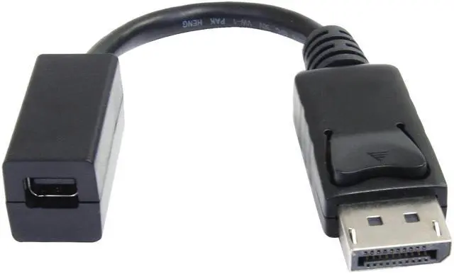 Main image of 6in (15cm) DisplayPort to Mini DisplayPort Adapter, 4K Video, DP to mDP Converter (Not compatible w/Thunderbolt)
