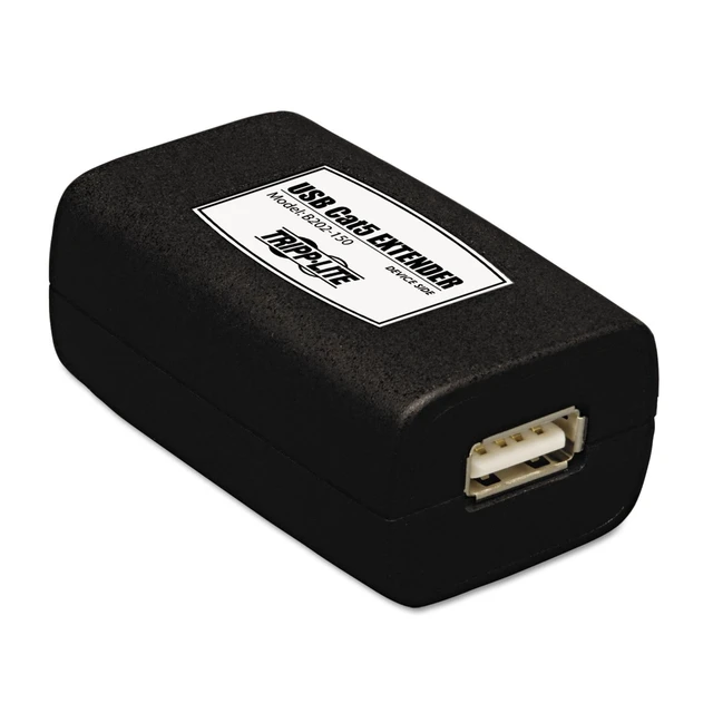 Alt view image 2 of 2 - TRIPP LITE 1-Port USB Over Cat5 / Cat6 Ethernet Cable Extender, Transmitter and Receiver, Extend up to 150-Feet / 45.72 Meters, 1-Year Warranty (B202-150) - Cable Length: Standard