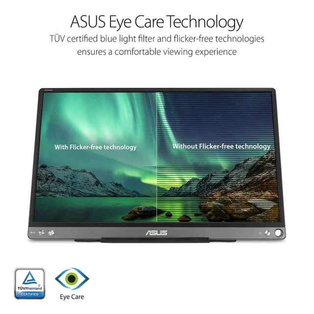 Alt view image 5 of 6 - ZenScreen 15.6 1080P Portable USB Monitor (MB16ACE) - Full HD (1920 x 1080), IPS, USB Type-C, Eye Care, Anti-Glare Surface, Lite Smart Case, External Screen for Laptop