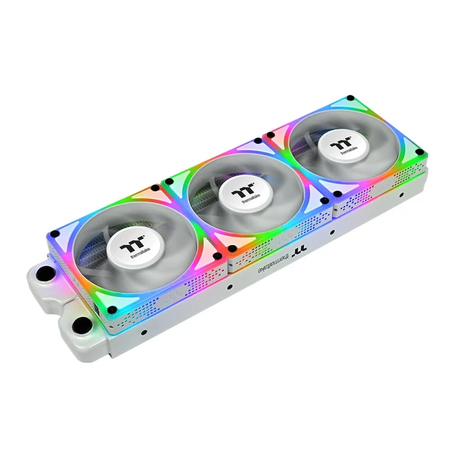 Alt view image 4 of 6 - Thermaltake Toughfan EX 140 ARGB Sync; 140mm; 500~2000 RPM; MagForce 2.0; 3.04mm-H2O Static Pressure; Airflow 94.43 CFM; Hydraulic Bearing; 5V 3-Pin Motherboard Sync; 3-Pack; White; CL-F213-PL14SW-A