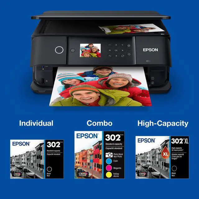 Alt view image 5 of 6 - 302 Claria Premium Ink Standard Capacity Color Combo Pack (T302520-S) Works with Expression XP-6000, 6100