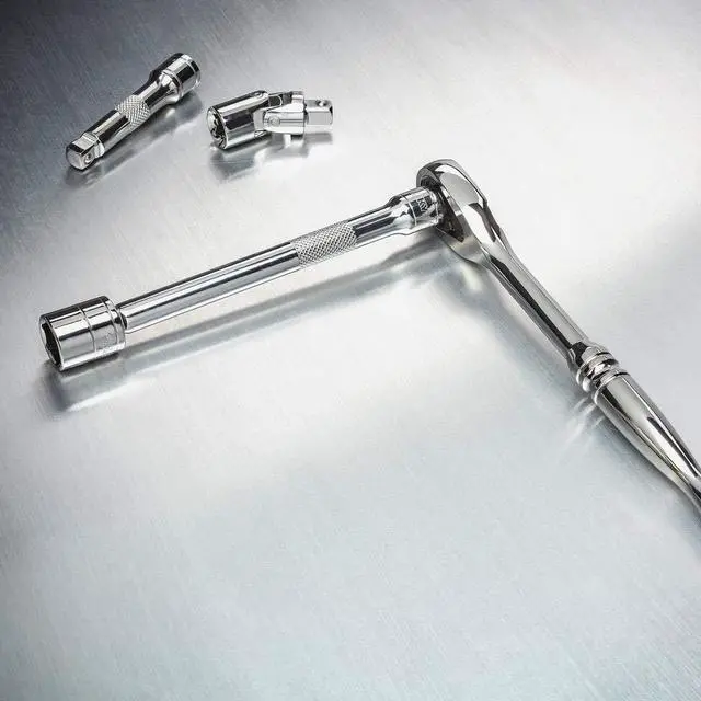 Alt view image 5 of 5 - Husky HACCY19PC Accessory Set, 19 Piece Silver Chrome Finish