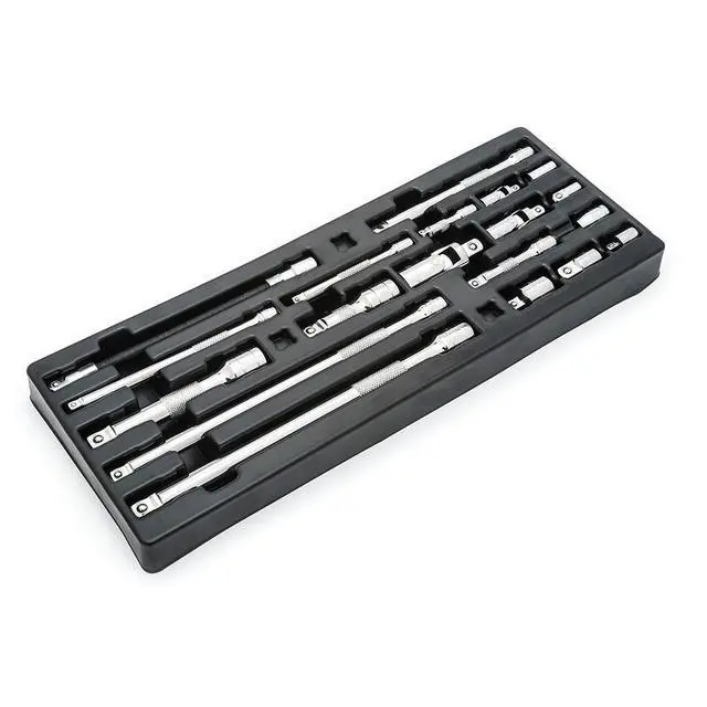 Alt view image 3 of 5 - Husky HACCY19PC Accessory Set, 19 Piece Silver Chrome Finish
