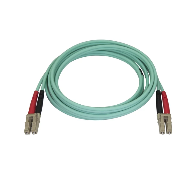 Alt view image 2 of 3 - 2m (6ft) LC/UPC OM4 Multimode Fiber Optic Cable, 50/125, 100G, Low Insertion Loss, LSZH Fiber Jumper Cord