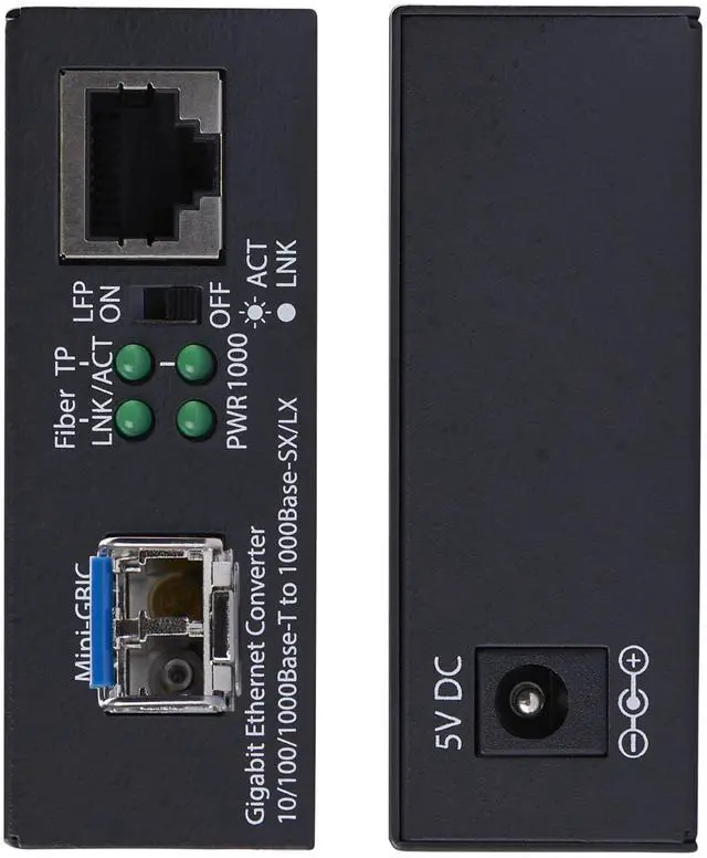 Alt view image 3 of 7 - StarTech.com Gigabit Singlemode (SM) LC Fiber Media Converter, 10/100/1000 Mbps, 40km, RJ45 to LC, Full Metal, TAA Compliant