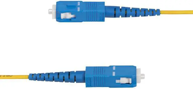 Alt view image 5 of 7 - StarTech 1m 3.3ft LC to SC UPC OS2 Single Mode Simplex Fiber Optic Cable 9/125 40G/100G Low Insertion Loss LSZH Jumper Cord SPSMLCSCOS21M