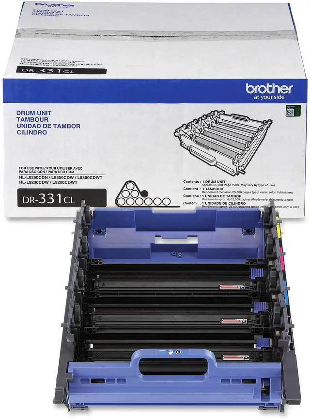 Main image of DR331CL Replacement-Drum Unit Set for HL-L8250, HL-L8350, MFC-L8600, MFC-L8850 Printers