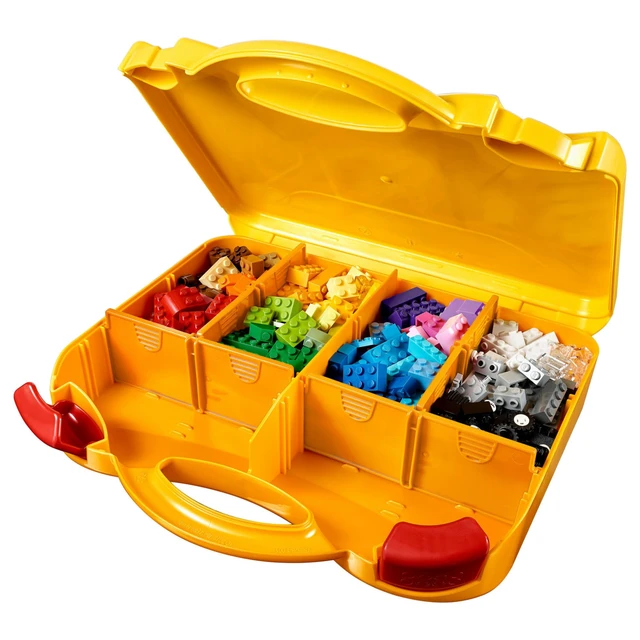 Alt view image 6 of 7 - Classic Creative Suitcase 10713 - Includes Sorting Storage Organizer Case with Fun Colorful Building Bricks, Preschool Learning Toy for Kids, Boys and Girls Ages 4 Years Old and Up
