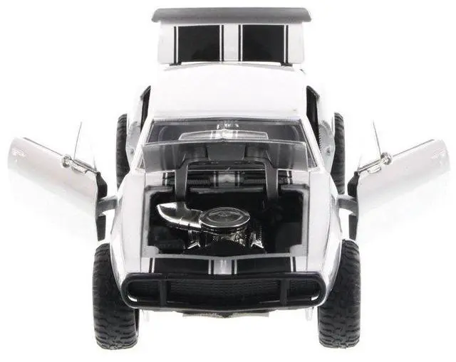 Alt view image 2 of 4 - Jada Toys Fast & Furious Roman's Chevy Camaro Off Road, Silver 97169 - 1/24 Scale Diecast Model Toy Car, but NO Box