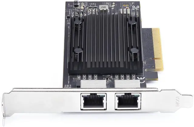 Alt view image 4 of 7 - StarTech 2-Port PCIe 10Gb Ethernet Network Card - Dual RJ45 10GBase-T/Gigabit - Broadcom BCM57416 Chipset - Windows & Linux (PR210B-NETWORK-CARD)