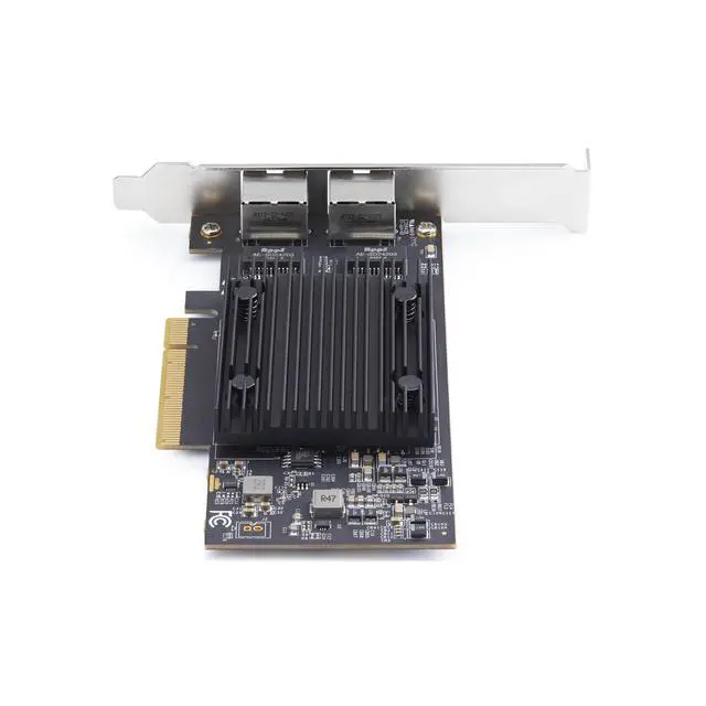 Alt view image 3 of 7 - StarTech 2-Port PCIe 10Gb Ethernet Network Card - Dual RJ45 10GBase-T/Gigabit - Broadcom BCM57416 Chipset - Windows & Linux (PR210B-NETWORK-CARD)