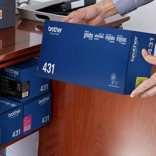 Alt view image 3 of 4 - Printer TN431Y Standard Yield Toner-Retail Packaging, Yellow | Color document printing with 1800 page yield and compatibility for HL-L8360CDW