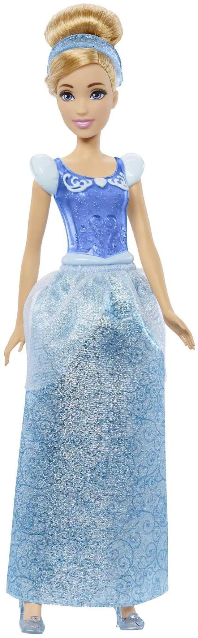 Alt view image 4 of 7 - Mattel Disney Princess Toys, Cinderella Fashion Doll, Sparkling Look with Blonde Hair, Blue Eyes & Hair Accessory, Inspired by the Movie