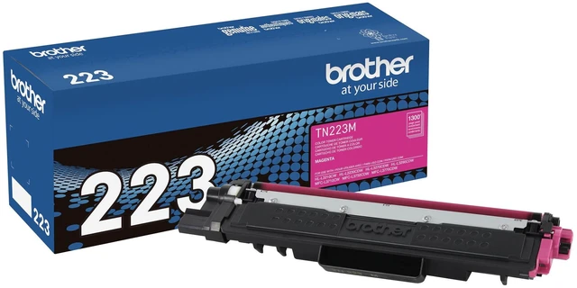 Main image of Brother Genuine TN223M Standard Yield Magenta Toner Cartridge (TN223 Series) (for use with HL-3210CW, HL-3270CDW, HL-3230CDN, MFC-L3770CDW, MFC-L3750CDW Printers