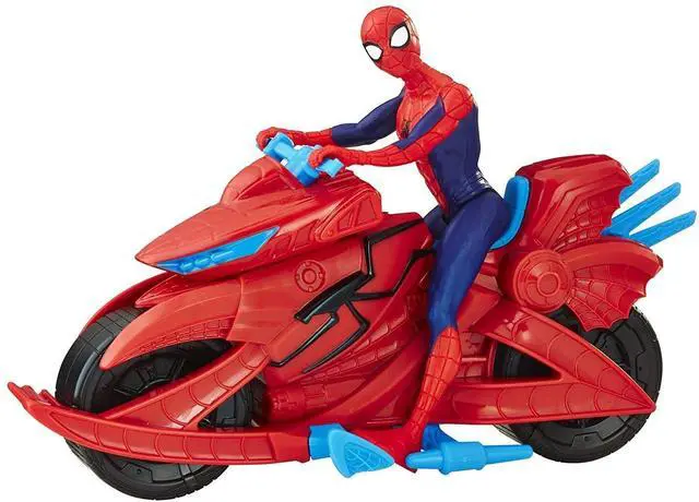 Main image of Spider-Man Marvel Figure with Cycle