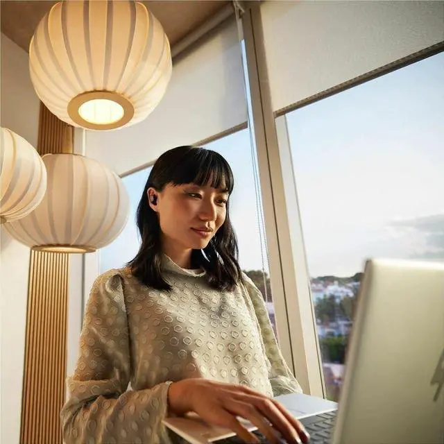 Alt view image 9 of 14 - Poly Voyager Free 20 True Wireless Earbuds +Basic Charge Case 946C3AA#ABA - Black