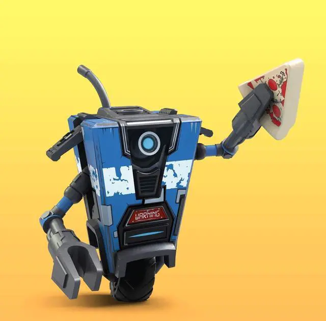 Alt view image 2 of 5 - Mega Contrux Black Series Borderlands CL4P-TP BL-U