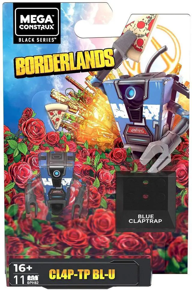 Alt view image 4 of 5 - Mega Contrux Black Series Borderlands CL4P-TP BL-U