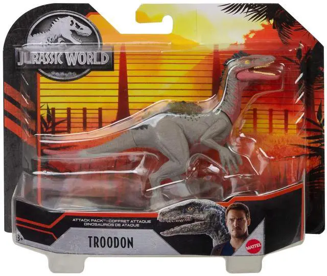 Alt view image 5 of 5 - Jurassic World Camp Cretaceous Attack Pack Troodon Figure