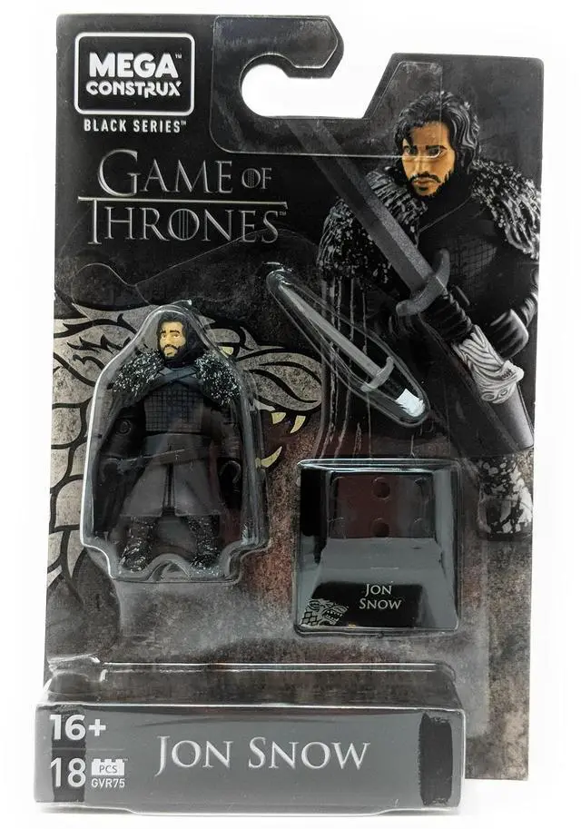 Main image of Mega Construx Black Series Game of Thrones Jon Snow Figure,GVR75