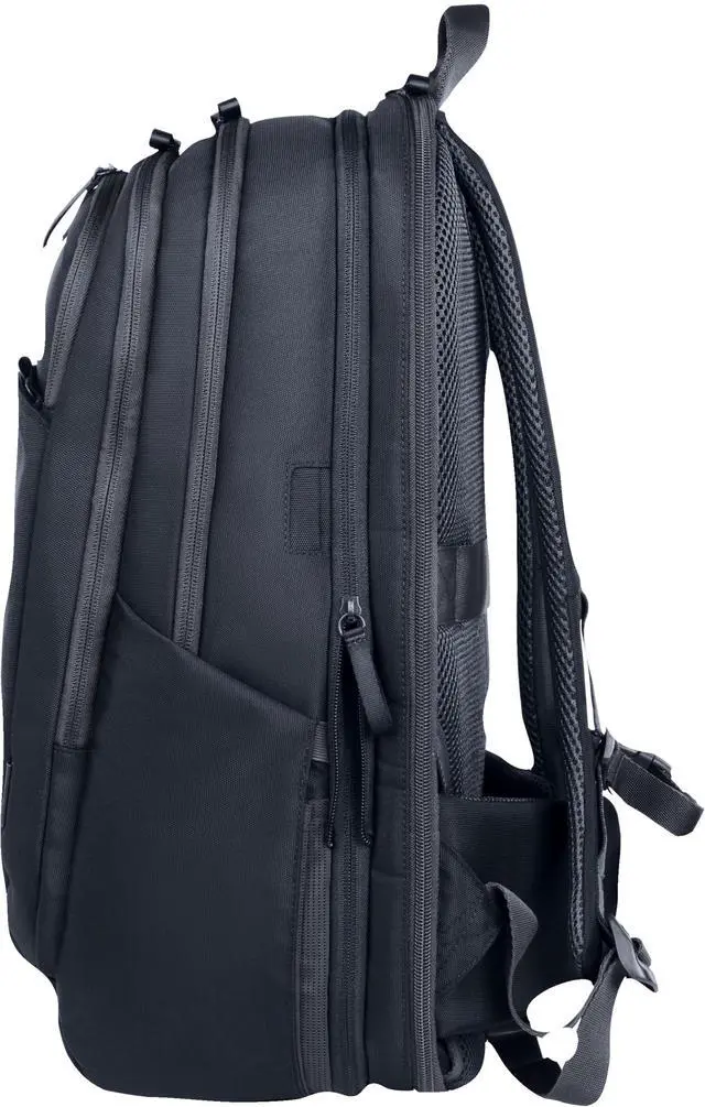 Alt view image 15 of 17 - HP Travel Plus Carrying Case (Backpack) for 17" Notebook - Graphite Blue - Water Resistant, Bump Resistant, RFID Resistant, Puncture Resistant Zipper - Expanded Polyethylene Foam (EPE), Polyester