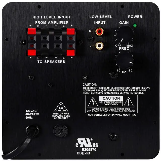 Alt view image 2 of 4 - SA25 25W Subwoofer Plate Amplifier