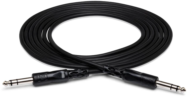 Main image of CSS-125 Balanced Interconnect, 1/4 Inch TRS to Same, 25 Feet