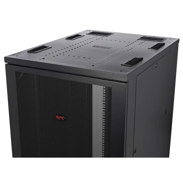 Alt view image 3 of 7 - APC Accessory AR2480 NetShelter SV 42U Enclosure with Sides Black Brown Box