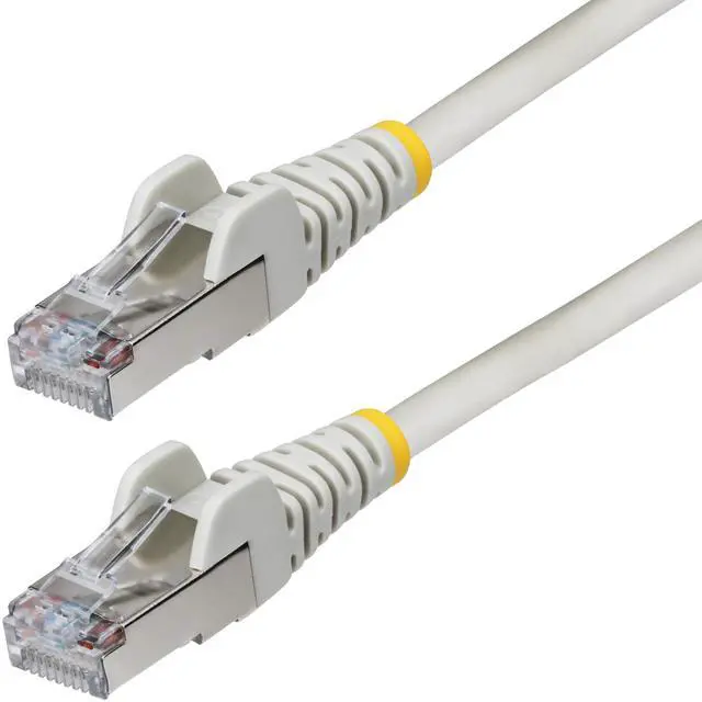 Alt view image 12 of 18 - StarTech 6in Gray CAT6a Ethernet Cable NLGR-6IN-CAT6A-PATCH