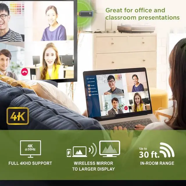 Alt view image 4 of 7 - MINI Wireless 4K Screen Sharing