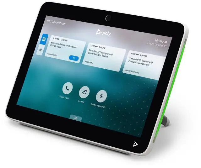 Alt view image 13 of 17 - HP PolyTC10 Touch Controller, Video Conference Equipment, White | 875J5AA#AC3