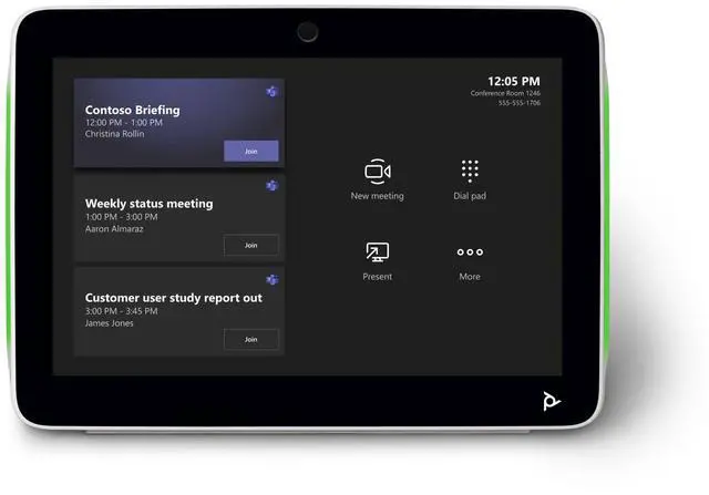 Alt view image 14 of 17 - HP PolyTC10 Touch Controller, Video Conference Equipment, White | 875J5AA#AC3
