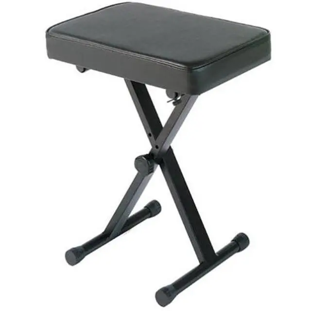 Alt view image 3 of 3 - OEM PKBB1 Adjustable Padded Keyboard X-Style Bench, Black, 19.5 inches