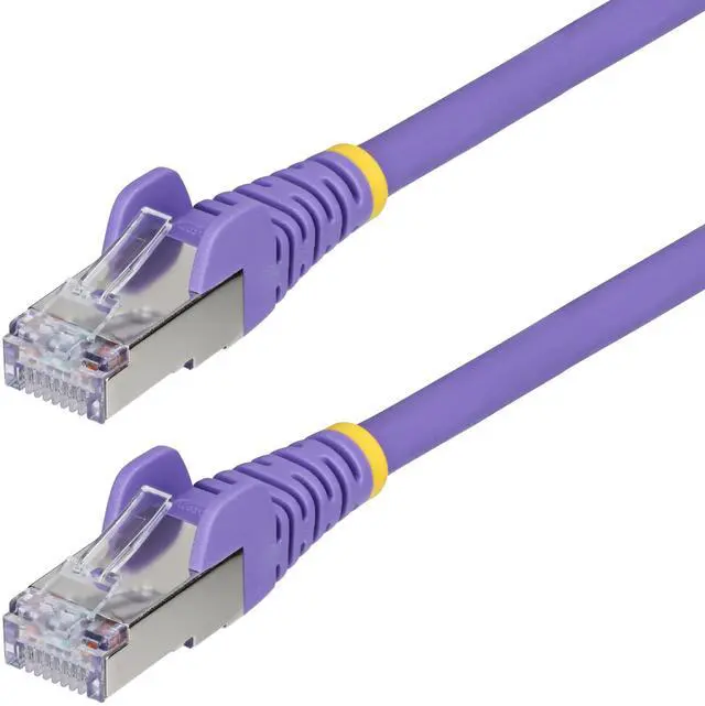 Alt view image 9 of 15 - StarTech 6ft Purple CAT6a Ethernet Cable Model NLPL-6F-CAT6A-PATCH