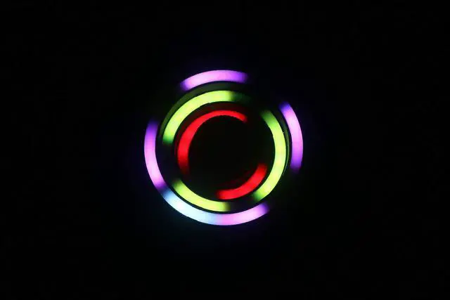 Alt view image 7 of 8 - Blizzard Lighting Hypno Spot | 30W LED Spot with RGB Ring FX | 9 Gobos + 9 Colors, Compact Moving Head