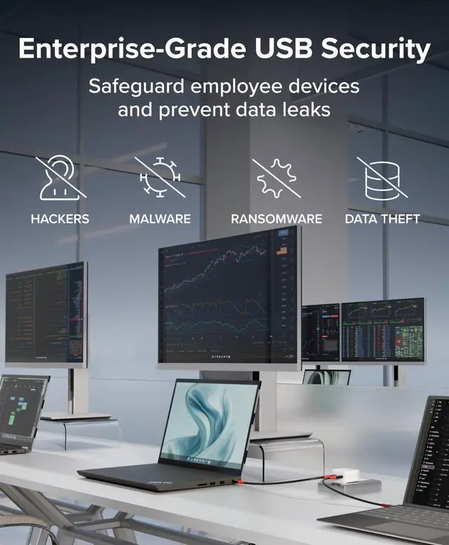 Alt view image 7 of 7 - Plugable USB-C Cables, Data Blocker Charge Only, 240W (6 inch, Pack of 5)